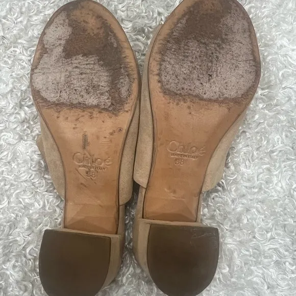 Chloe Suede Mules