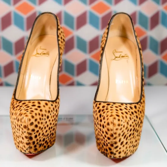 Christian Louboutin High Heels in Luxurious Animal Print