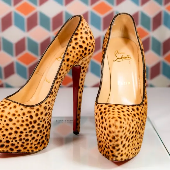 Christian Louboutin High Heels in Luxurious Animal Print