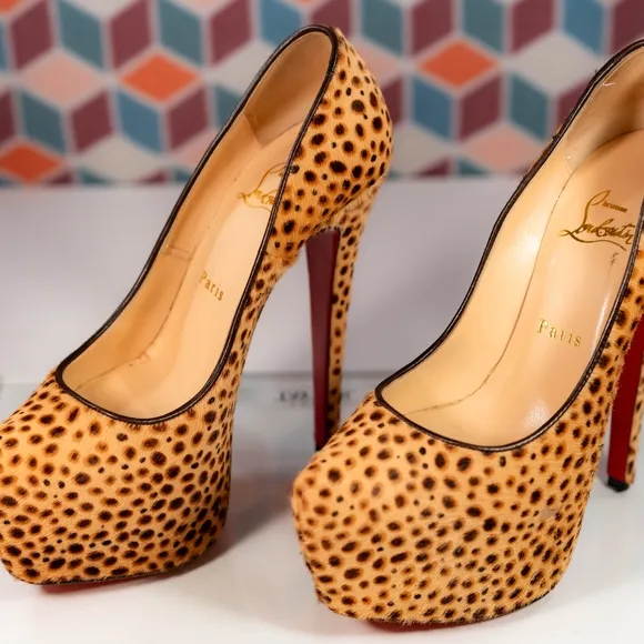 Christian Louboutin High Heels in Luxurious Animal Print