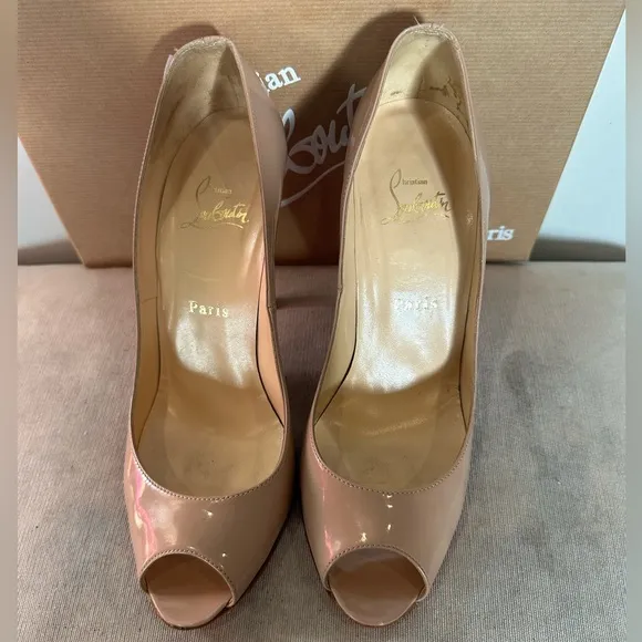 Christian Louboutin peep toes