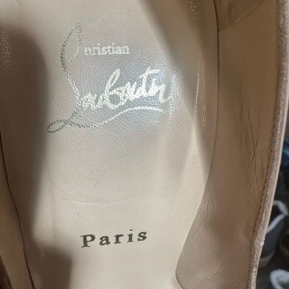 Christian Louboutin peep toes