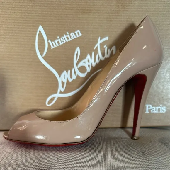 Christian Louboutin peep toes