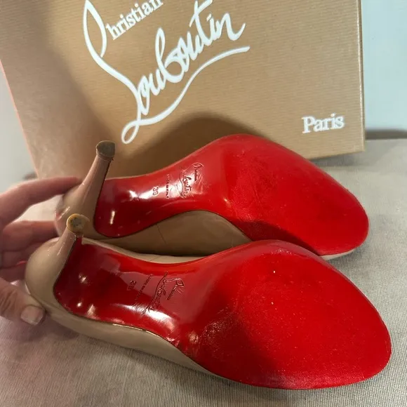 Christian Louboutin peep toes