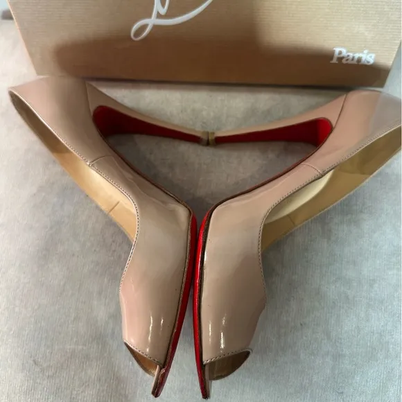 Christian Louboutin peep toes