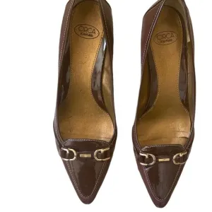 Circa Joan &amp; David Brown Pointed Heels Sz 7.5