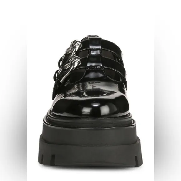 Circus NY By Sam Edelman Bryce Double Strap Mary Jane Shoe Black Shiny NIB 8.5