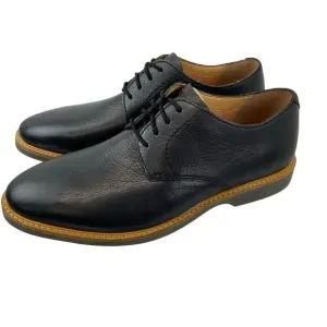 Clarks Atticus Lace Mens 8.5W Black Leather Oxfords Plain Toe Shoes