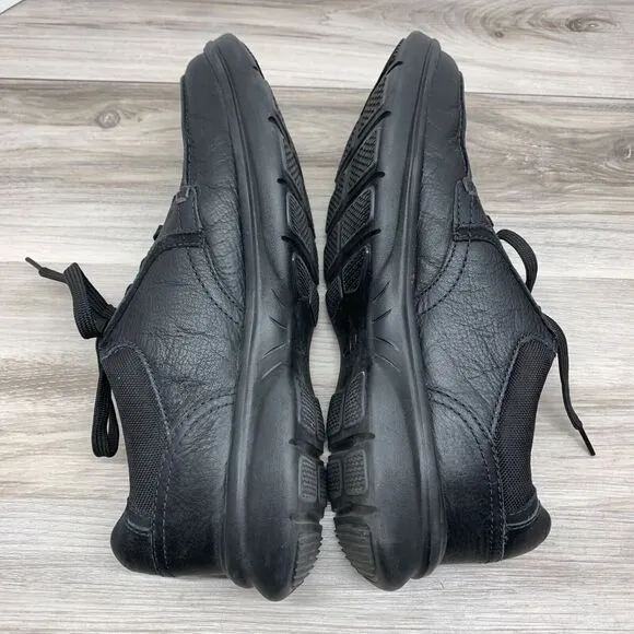 Clarks Bradley Vibe Oxfords Mens 11 M Black Dress Shoes Leather Lace Up Casual