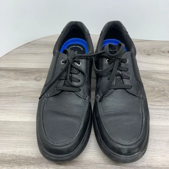 Clarks Bradley Vibe Oxfords Mens 11 M Black Dress Shoes Leather Lace Up Casual