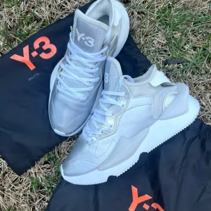CLEAN Adidas Kaiwa Y-3 Size 9.5 Womens Silver Metallic Shoes