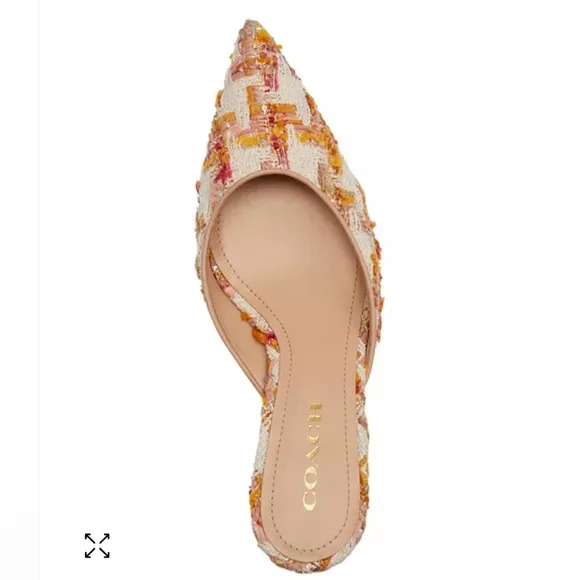 COACH Women's Renn Kitten Heel Mules