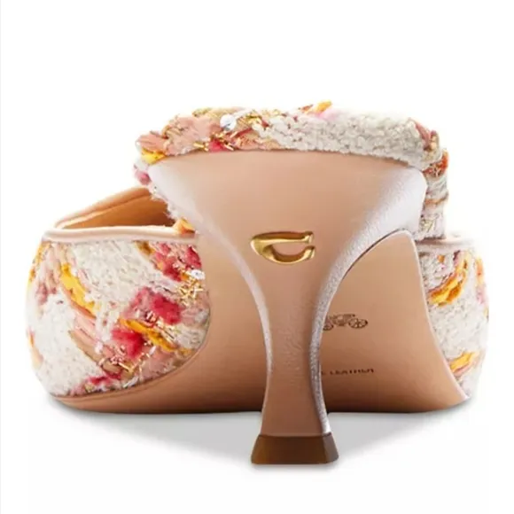 COACH Women's Renn Kitten Heel Mules