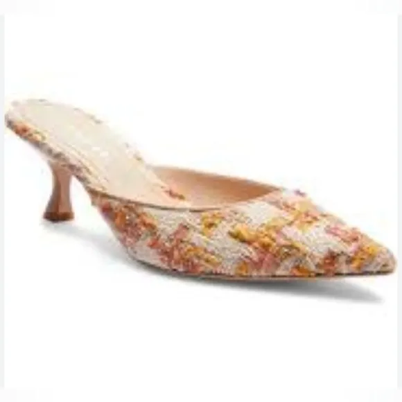COACH Women's Renn Kitten Heel Mules