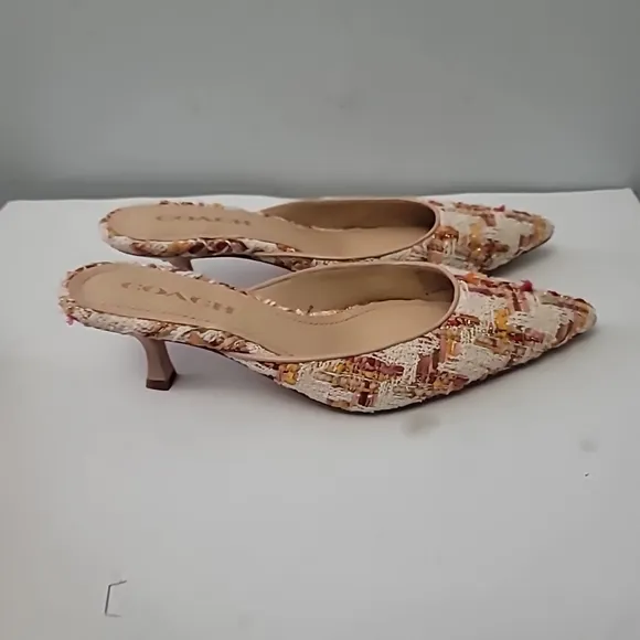 COACH Women's Renn Kitten Heel Mules