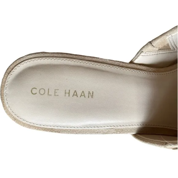 Cole Haan Daina Mule II Cream Suede Size 9