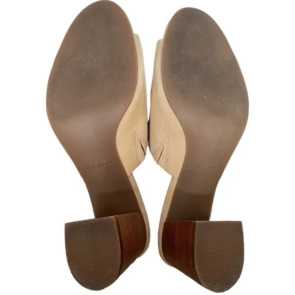 Cole Haan Daina Mule II Cream Suede Size 9
