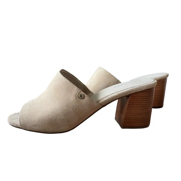 Cole Haan Daina Mule II Cream Suede Size 9