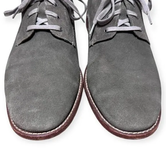 Cole Haan Feathercraft Grand Magnet Gray Suede Lace Up Oxfords Men's Size 10.5M