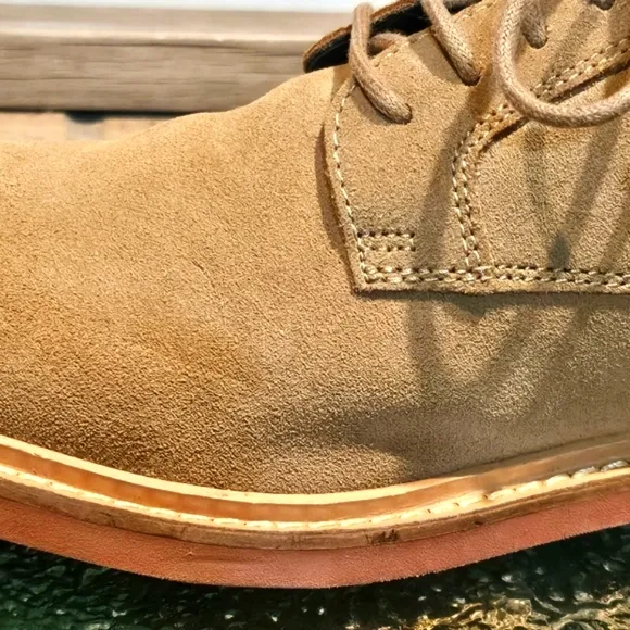 Cole Haan Foley Plain OX.II Suede Oxfords Lght Brown Mns 9.5