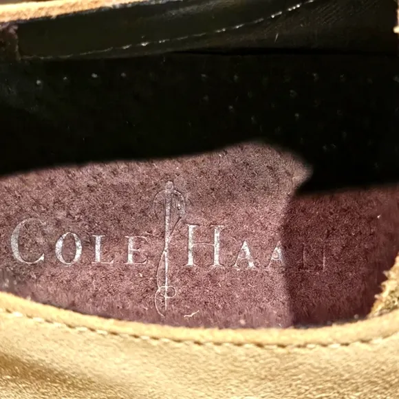 Cole Haan Foley Plain OX.II Suede Oxfords Lght Brown Mns 9.5