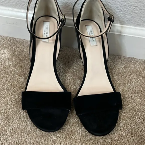 Cole Haan France Grand 360 Strappy Heels Genuine Leather Size 7