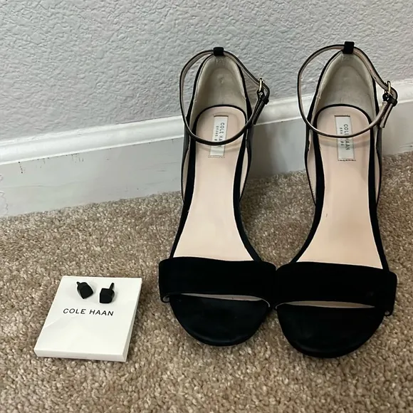 Cole Haan France Grand 360 Strappy Heels Genuine Leather Size 7