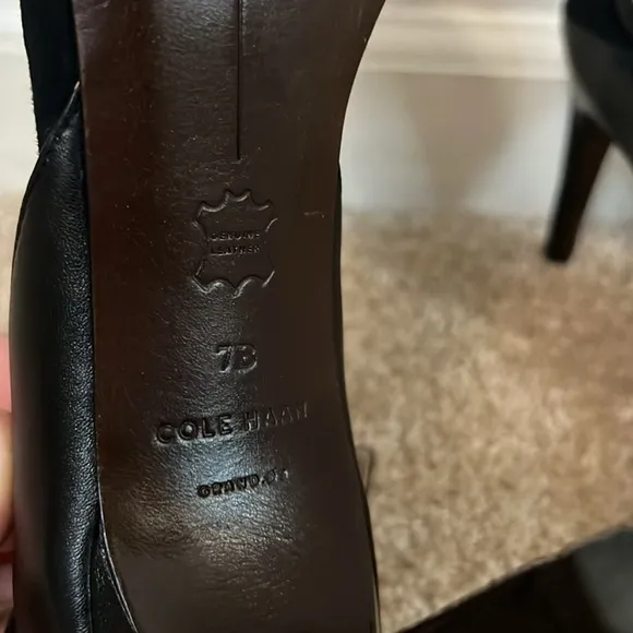 Cole Haan France Grand 360 Strappy Heels Genuine Leather Size 7