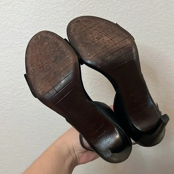 Cole Haan France Grand 360 Strappy Heels Genuine Leather Size 7