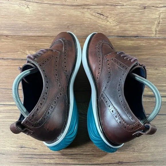 Cole Haan Grand Evolution Leather Wingtips Dress Shoes Men’s Size 8.5 Oxfords