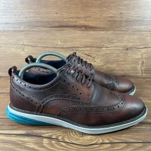 Cole Haan Grand Evolution Leather Wingtips Dress Shoes Men’s Size 8.5 Oxfords