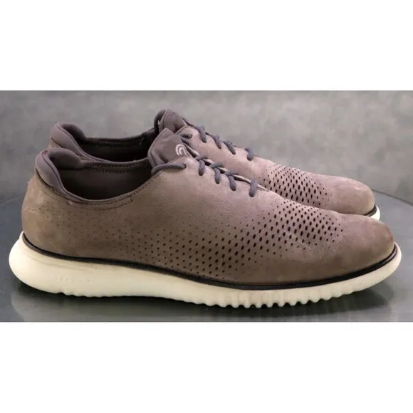 Cole Haan Grand OS Laser Men's Wingtip Oxfords Dress Shoes Size 11.5 M Leather