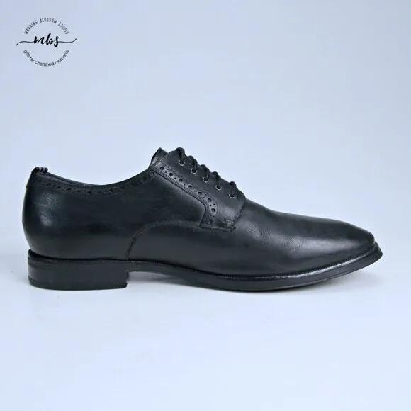 Cole Haan Jefferson Grand 2.0 Plain Oxford Leather Oxfords Black Men 12