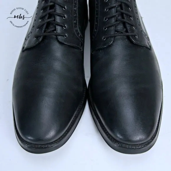 Cole Haan Jefferson Grand 2.0 Plain Oxford Leather Oxfords Black Men 12