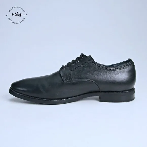 Cole Haan Jefferson Grand 2.0 Plain Oxford Leather Oxfords Black Men 12