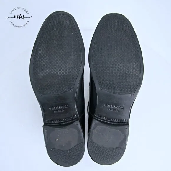 Cole Haan Jefferson Grand 2.0 Plain Oxford Leather Oxfords Black Men 12