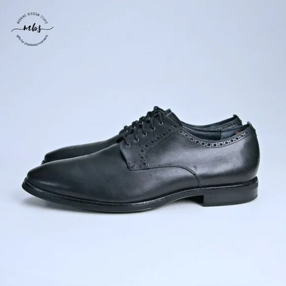 Cole Haan Jefferson Grand 2.0 Plain Oxford Leather Oxfords Black Men 12
