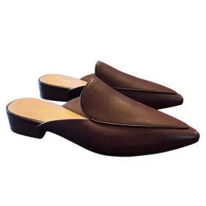 Cole Haan Leather Piper Pointed Toe Mules NEW Size 9.5