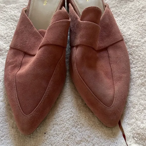 Cole haan Marlee suede point toe mules size 7.5