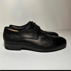Cole Haan Mens 10.5 M Henry Grand Cap Toe Oxfords Shoes Black C24518