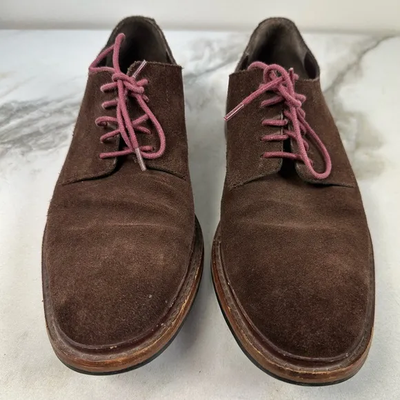 Cole Haan Men's Brown Suede Oxfords Dress Shoes, Sz 9.5