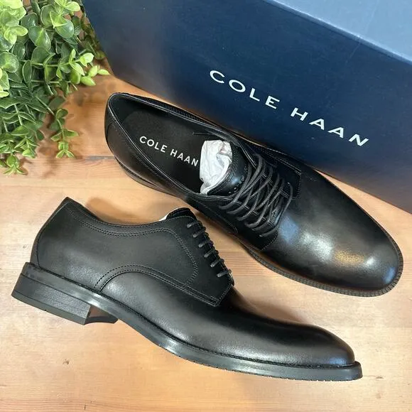 Cole Haan Men's Modern Essentials Leather Plain Toe Oxfords Size 9.5