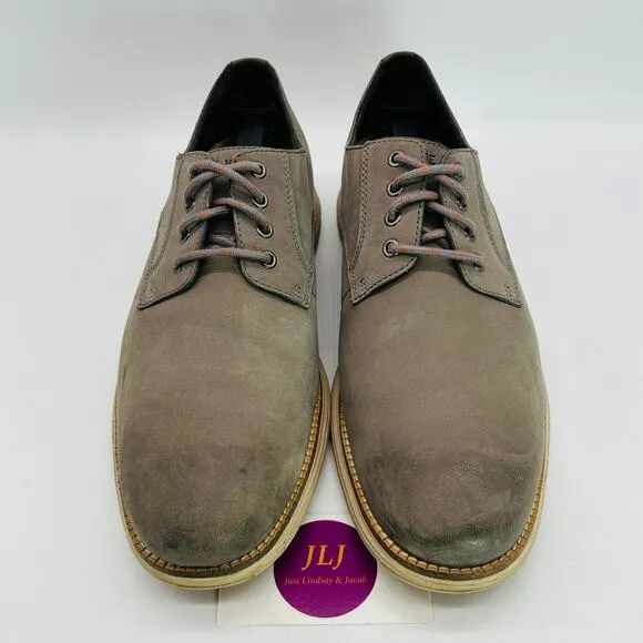 Cole Haan Men's Original Grand Taupe Leather Plain Toe Oxfords C30307 Size 10