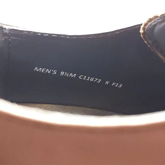 Cole Haan Men's Oxfords Sz 9.5 Brown Leather Classic Dress Shoes Plain Toe Derby