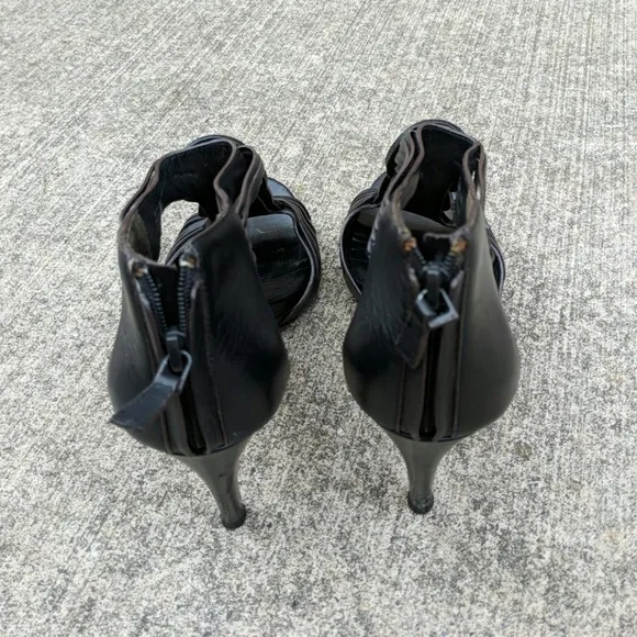 Cole Haan Nike Air leather strappy sandal heels 10