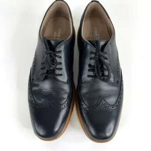 Cole Haan Original Grand Black Wingtip Oxfords Leather‎ Men Dress 10.5 HF C26249