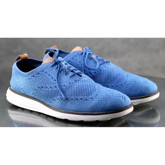Cole Haan Original Grand Men's Knit Wingtip Oxfords Casual Shoes Size 9.5 C29433