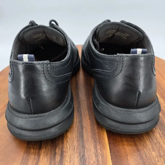 Cole Haan Oxfords Men's 9 M Black Leather Grand Wingtip Brogue Dress Shoes