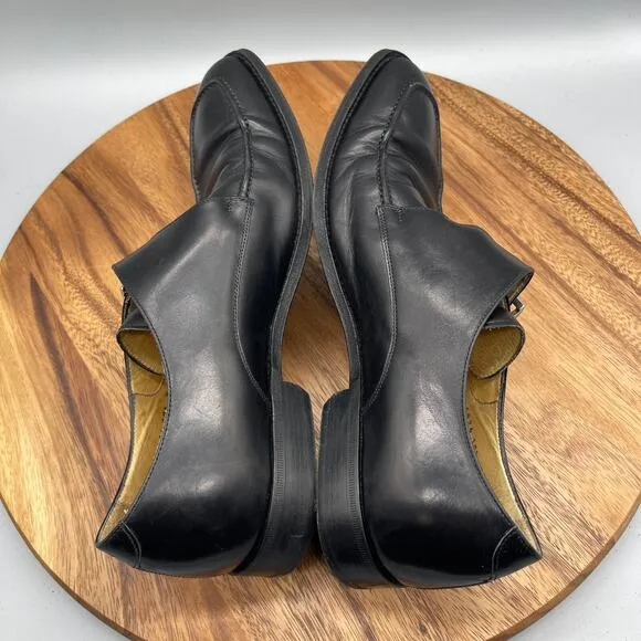 Cole Haan Oxfords Sizes 10.5M Black Leather Monk Strap Comfort Dress Shoes Italy
