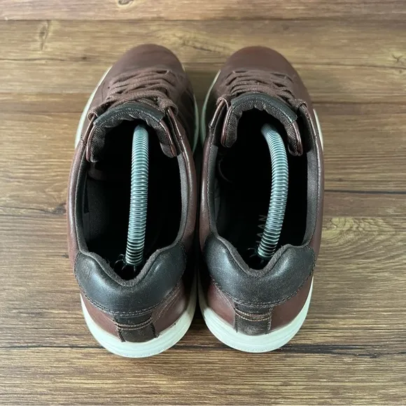 COLE HAAN Reagan Brown Leather Sneakers Oxfords Men’s Size 9.5 Dress Shoes